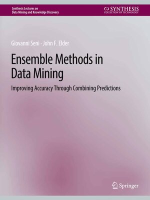 cover image of Ensemble Methods in Data Mining